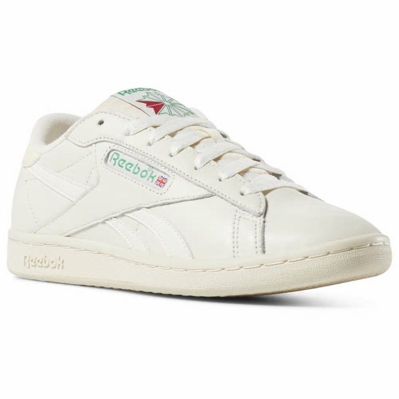Tenisi Reebok Npc Uk Dama Albi/Verzi Romania FH4358PQ